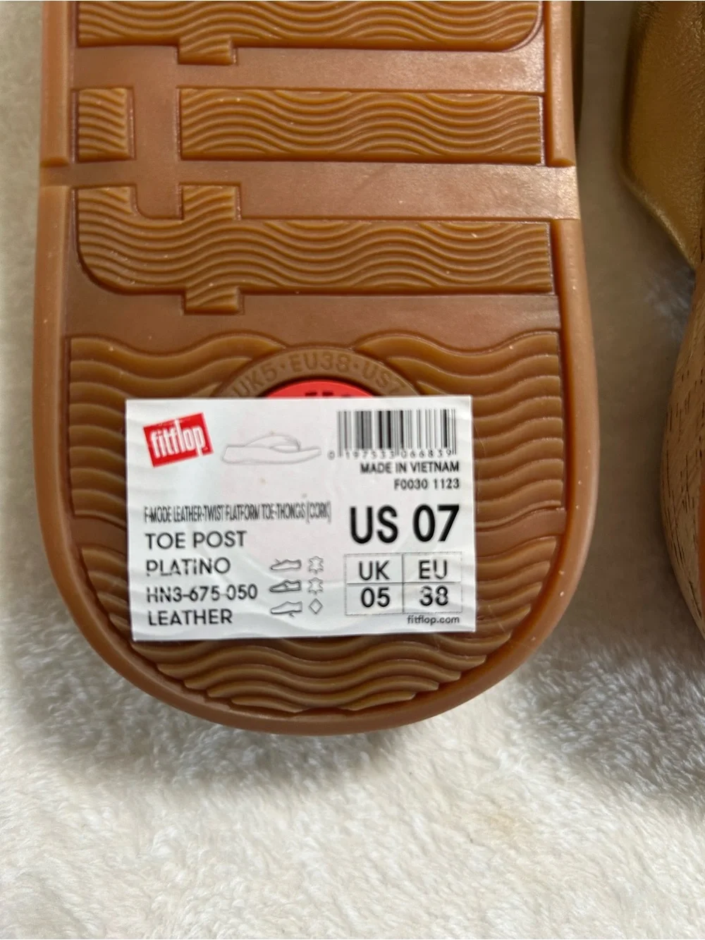 Fitflop platino gold